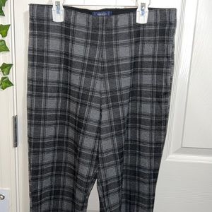 Forever 21 plaid high waisted flares